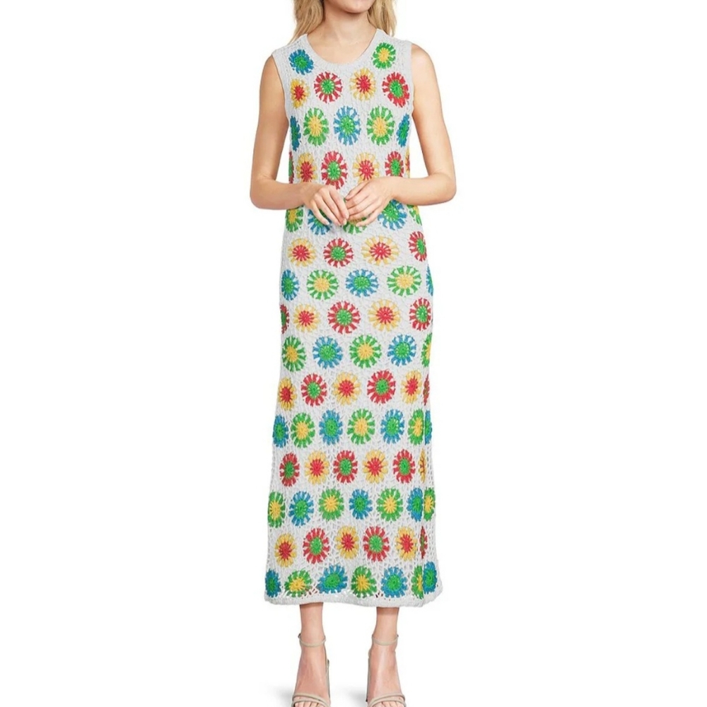 J.Marie Macie Crochet Midi Dress